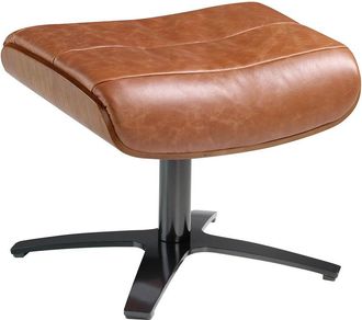 Angel Cerd&aacute; Drehbarer Echtleder Relaxsessel Oslo - Hellbraun