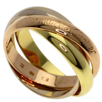 Cartier Trinity Yellow Gold (18K) Pink Gold (18K) White Gold (18K) Band Ring (Pre-Owned)
