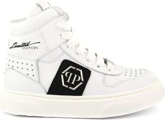 Philipp Plein High Limited Sneakers 72892 - Dames - Schoenen - Wit - Maat: 36 EU Leer