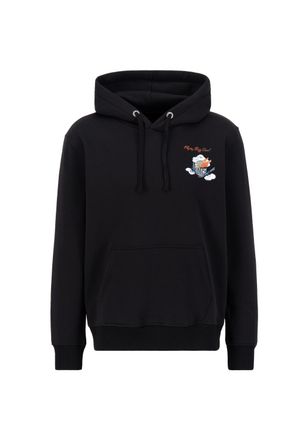 Alpha Industries Hoodie ALPHA INDUSTRIES Flying Buzz SL Hoodie, Herren, Gr. 3XL, schwarz, Obermaterial: 80% Baumwolle 20% Polyester, regular fit, Sweatshirts Hoodie