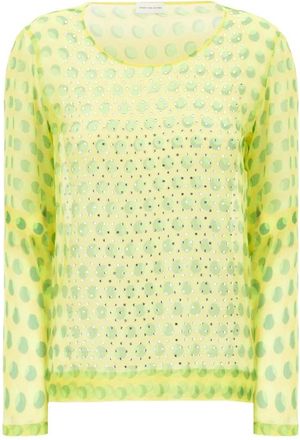 Dries Van Noten Mujer, Blusas y Camisas, Amarillo, Talla: M