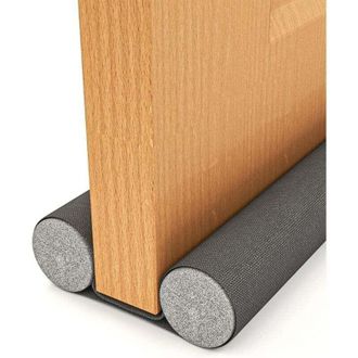 OEM Guarnizione Isolante Per Porte - 93 Cm Di Lunghezza, A Doppio Strato, Regolabile, Adatta Per Porte Interne Ed Esterne, Previene Efficacemente LIngress