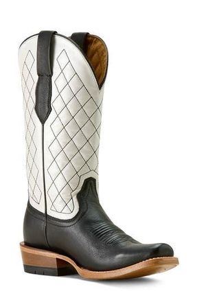 Ariat Futurity Denton Diamond Quilt Leather Boot in Black at Nordstrom Rack, Size 6.5