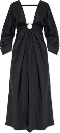 Cult Gaia Elyza Dress - Dames - Casual kleedjes - Zwart - 2XS - Katoen - Kleedjes