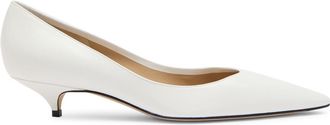 The Row The Row Liisa 35 Leather Pumps - White