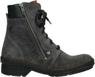 Wolky Partizan Veterboots - Dames - Schoenen - Grijs - Maat: 41 EU Wol