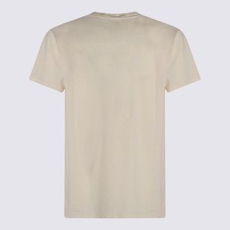 Maison Margiela Mens T-Shirts And Polos Natural _100 % Co