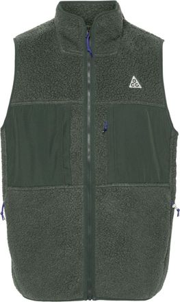 Nike Polar Tec panelled gilet - men - Polyester/Polyester - M - Green