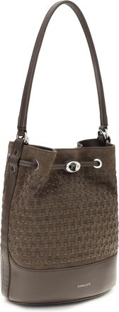 Zanellato Womens Monda Bucket Bag Beige Avorio Calf Leather Bos Taurus