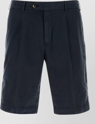 Pantaloni Torino lyocell blend bermuda shorts front pleats