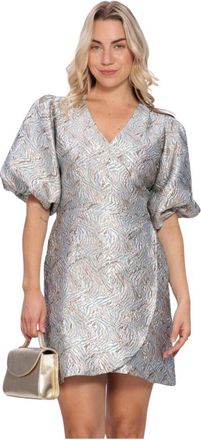Notre-V Kleedjes, Dames, Veelkleurig, XS, Nv-Henelies Mini Jurk