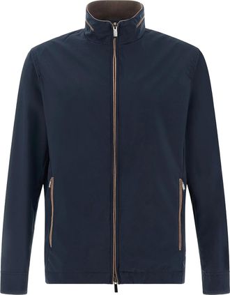 Paul & Shark Deep Navy Giubbotto Typhoon High Collar Jacket