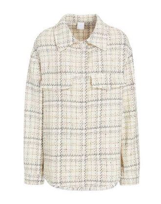 8 by YOOX COTTON TWEED OVERSHIRT