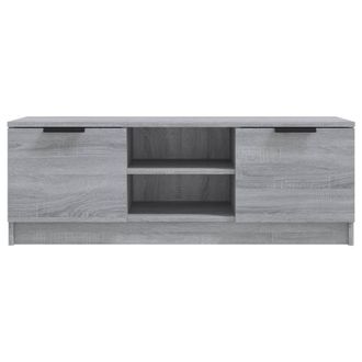 Berkfield Home TV Cabinet Grey Sonoma 102x35x36.5 cm Engineered Wood