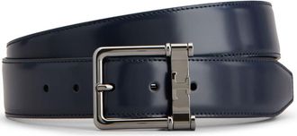 Tod's reversible belt - men - CALFSKIN/Metal - 100 - Black