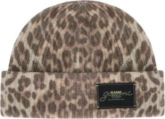 Ganni CUFFIA A COSTE ANIMALIER GANNI