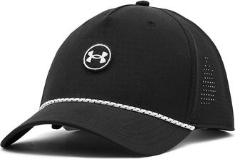 Under Armour Driver Snapback Traditional Mens Hats Black/White, Polyester