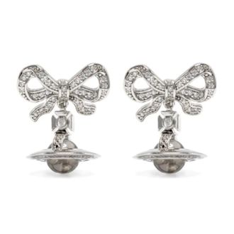 Vivienne Westwood Octavie Earrings - female - Vivienne Westwood - Earrings - Gray - ONE SIZE - Accessories