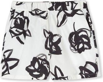 Msgm Black Cotton Womens Shorts