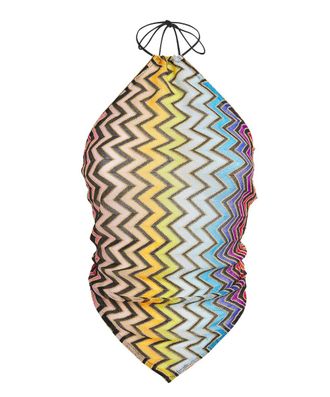 Missoni Multi Zigzag Halterneck Top Size XS