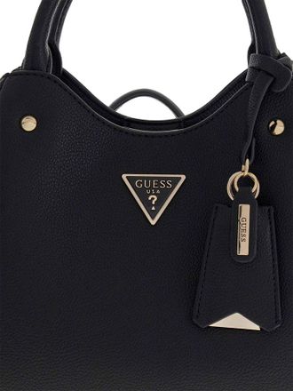 Guess Womens Handbag Black Polyurethane Bags - Handbags