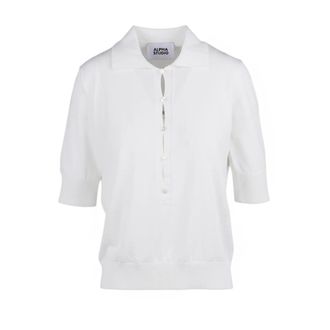 Alpha Studio Polo Shirts - female - Alpha Studio - Polo Shirts - White - XL - Tops