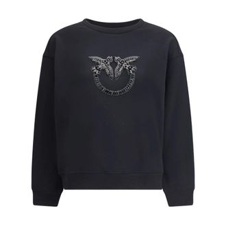 Pinko Mujer, Sudaderas, Negro, Talla: S