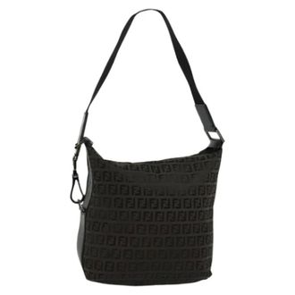 Fendi Pre-owned Canvas fendi-bags - Dames - Pre-owned - Bruin - Maat: ONE Size Leer