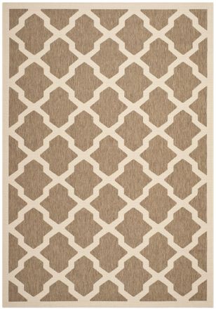 Safavieh Alfombra marr&oacute;n/beige 201 x 290 cm