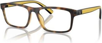 Polo Ralph Lauren 56mm Rectangle optical glasses in Tortoise at Nordstrom