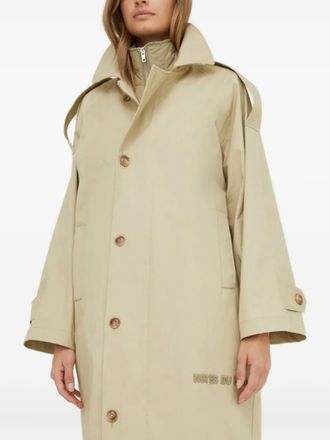 Notes du Nord Cappotto con ricamo - Toni neutri