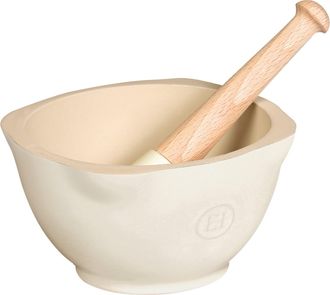Emile Henry Made In France Mortar and Pestle