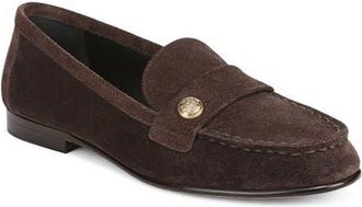 Veronica Beard Paley Loafer in Espresso Suede at Nordstrom, Size 7.5