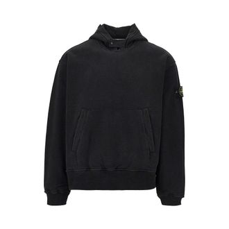 Stone Island Cotton french terry hoodie Man XL