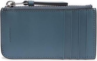 AllSaints Marlborough Leather Wallet in Steel Blue at Nordstrom Rack