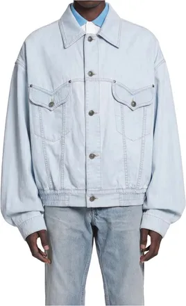 Versace Hombre, Chaquetas, Azul, Talla: L