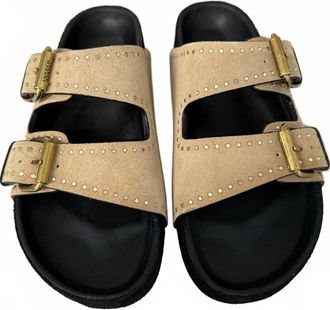 Isabel Marant Womens Lennyo Sandals In Beige