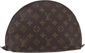 Louis Vuitton Pre-owned Clutches, female, Brown, Size: ONE SIZE Pre-owned Canvas Clutch