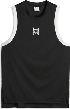 Puma Canotta in mesh Fundamentals da uomo, Accessori, Nero, 3XL