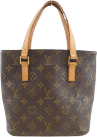 Louis Vuitton Pre-owned Handbags, female, Brown, Size: ONE SIZE Pre-owned Vintage Canvas Handbag