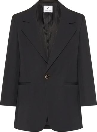 Marine Serre Blazer squadrato - Nero