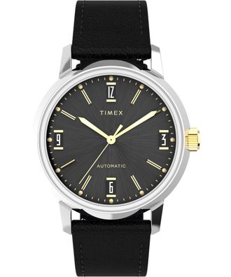 Timex Marlin Automatisch Heren Zwarte Horloge TW2W33900