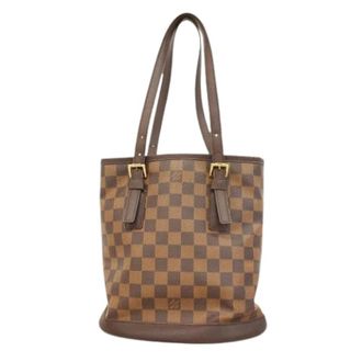 Louis Vuitton Pre-owned Bucket Bags, female, Brown, Size: ONE SIZE Pre-owned Marais Tote Bag