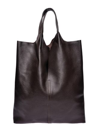 Anna Luchini Bordeauxrood Rundleer Tas