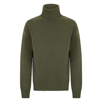 Malo Turtlenecks, male, Green, L, High Neck Pullover