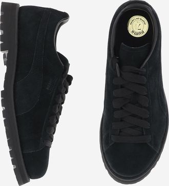 Puma Unisex Trainers Suede Black Leather Sneaker