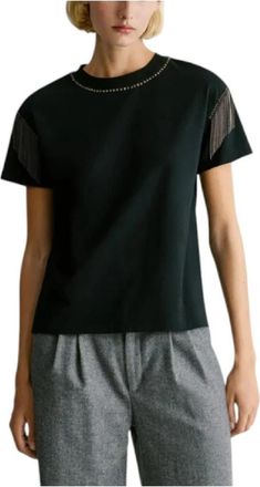 Pepe Jeans London Bibiana T-Shirt - Dames - T-shirts - Zwart - XS - Katoen - Tops