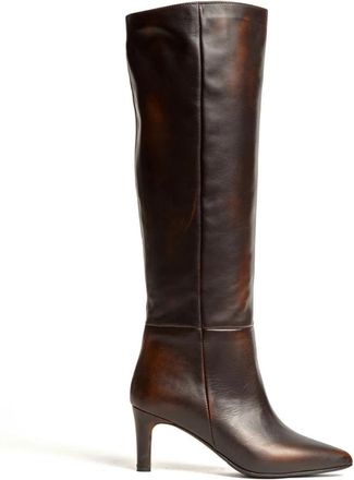 L'Arianna St 1625 Stivale - Dames - Laarzen met Hak - Bruin - 37 1/2 EU - Leer - Schoenen