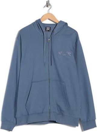 Billabong Air Embroidered Zip Hoodie in Bering Sea at Nordstrom Rack, Size X-Large