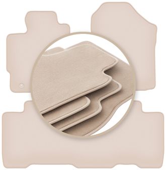 OEM Alfombrillas Beige Premium Para Toyota Verso-s Monovolumen 2010-2015
